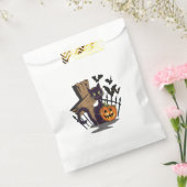 Sachets En Papier Chat noir Chat Tombstone Bats Halloween (Scellé)