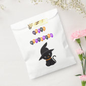 Sachets En Papier Chat noir Joyeux Ballons d'Halloween (Scellé)