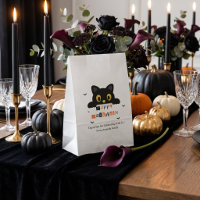 Chat noir mignon Halloween