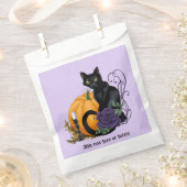 Sachets En Papier Chat noir violet Rose Citrouille Halloween (Coupé)