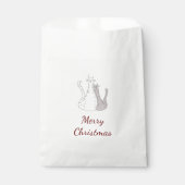 Sachets En Papier Chats de Noël Dessin de mignons Kitties (Devant)