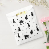 Sachets En Papier Chats noirs et étoiles Halloween (Scellé)