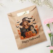 Sachets En Papier Chats sorciers chauves-souris et Halloween Citroui (Scellé)