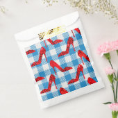 Sachets En Papier chaussons en vichy rubis bleu oz (Scellé)