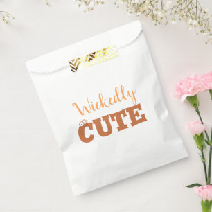 Sachets En Papier Chauve sorcière d'Halloween   Éffrayant adorable