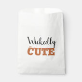 Sachets En Papier Chauve sorcière d'Halloween | Éffrayant adorable (Devant)