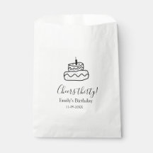 Cheers thirty birthday cake black scribble hand