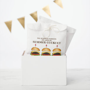 Sachets En Papier Cheese Burger Cheeseburger BBQ Barbecue Cuisine