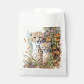 Sachets En Papier Cheetah Baby et maman (Devant)