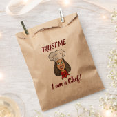 Sachets En Papier Chef femme (Coupé)