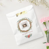 Sachets En Papier Cheminée confortable Wreath hiver Joyeux Noël (Scellé)