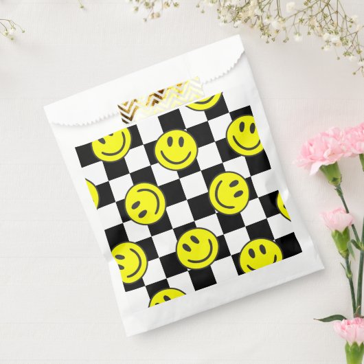 Sachets En Papier chèque en noir super (Scellé)