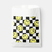 Sachets En Papier chèque en noir super (Devant)