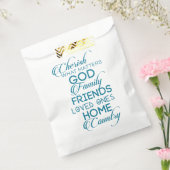 Sachets En Papier Chercher ce qui compte Turquoise (Scellé)