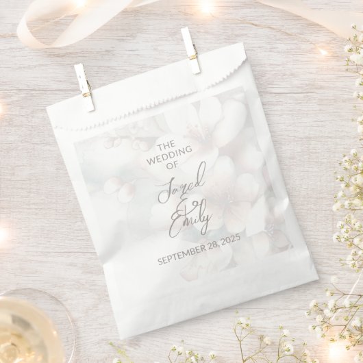 Sachets En Papier Cherry Blossom Mariage (Coupé)