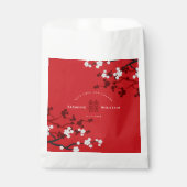 Sachets En Papier Cherry Blossoms & Double Bonheur Mariage chinois (Devant)