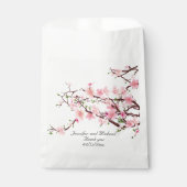 Sachets En Papier Cherry Blossoms Mariage Personnaliser le Merci (Devant)