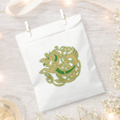 Sachets En Papier Cheval celte en or complexe (Coupé)