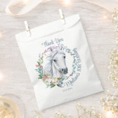 Sachets En Papier Cheval saddup cowgirl anniversaire personnalisé (Coupé)