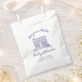 Sachets En Papier Chic Bonjour bébé shower de bébé (Coupé)