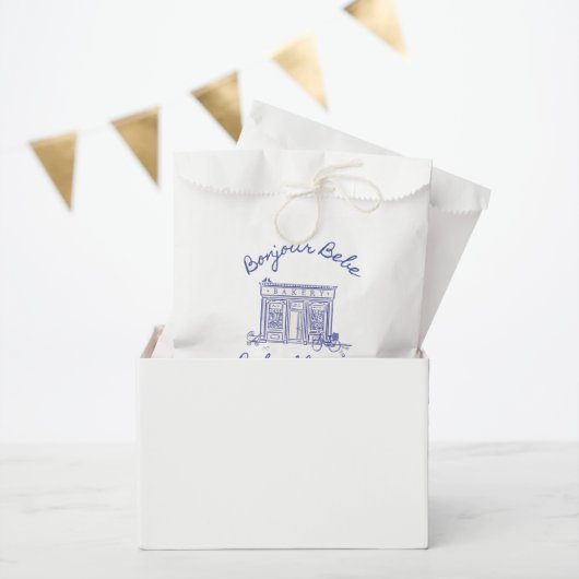 Sachets En Papier Chic Bonjour bébé shower de bébé (Fête)
