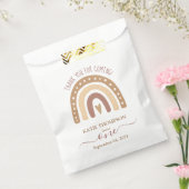 Sachets En Papier Chic Pastel Brown Rainbow Boho Premier anniversair (Scellé)