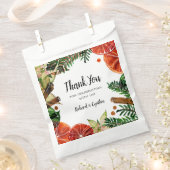 Sachets En Papier Chic tranche orange et cannelle Noël (Coupé)