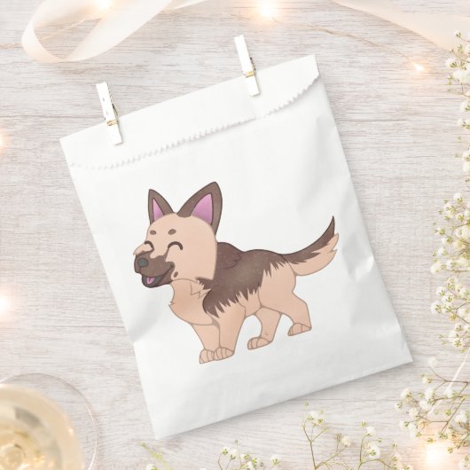 Sachets En Papier Chien berger allemand de Kawaii (Coupé)