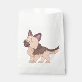 Sachets En Papier Chien berger allemand de Kawaii (Devant)