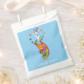 Sachets En Papier Chien de cirque clown et de jonglage (Coupé)