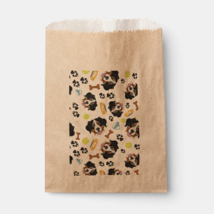 Sachets En Papier Chien de montagne de Bernese de sourire de chien