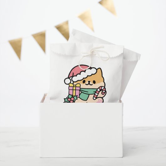 Sachets En Papier Chien de Noël mignon - Yappy Howlidays (Fête)
