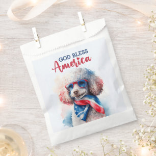 Sachets En Papier Chien patriote-Caniche