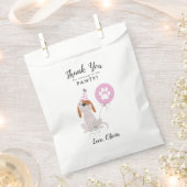 Sachets En Papier Chien rose Anniversaire Fête Merci Favoriser (Coupé)