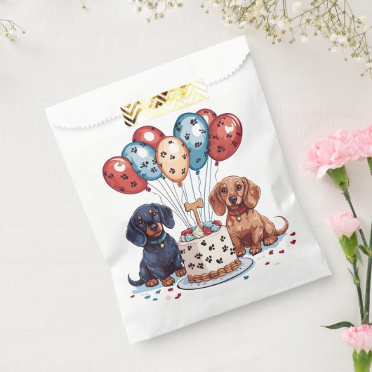 Sachets En Papier Chiens de Dachshund (Scellé)