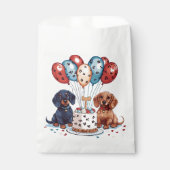 Sachets En Papier Chiens de Dachshund (Devant)