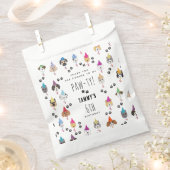 Sachets En Papier Chiens de fête d'anniversaire Pawty mignons (Coupé)