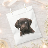 Sachets En Papier Chiot du Labrador au chocolat (Coupé)