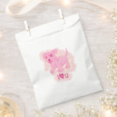 Sachets En Papier Chiot rose (Coupé)