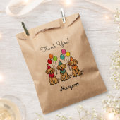 Sachets En Papier Chiots Golden Retriever Anniversaire Favoriser les (Coupé)