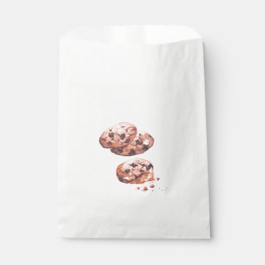 Sachets En Papier Choco biscuits fête pour sac (Devant)