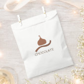 Sachets En Papier Chocolat (Coupé)