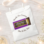 Sachets En Papier Chocolat Barre de Bonbons Merci (Coupé)
