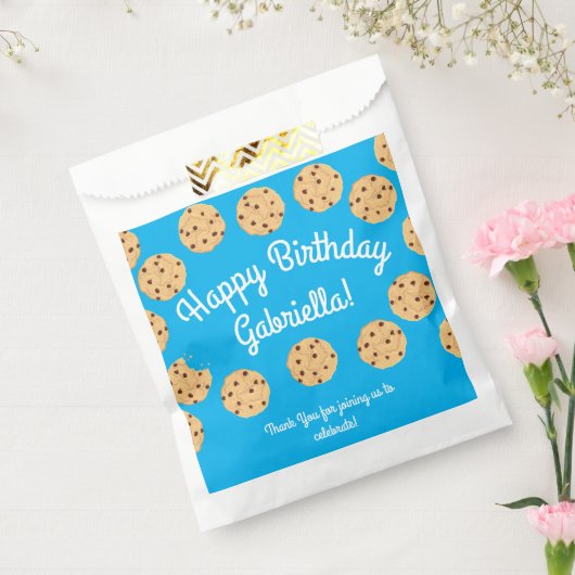 Sachets En Papier Chocolat Chip Cookie Enfants 1er Anniversaire Part (Scellé)