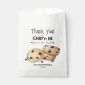 Sachets En Papier Chocolat Chip Cookies Merci Baking Cadeau (Devant)