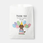 Sachets En Papier Chocolat Labradoodle fête d'anniversaire Favoriser (Devant)