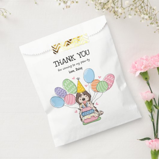 Sachets En Papier Chocolat Merle Cockapoo Cavapoo fête d'anniversair (Scellé)