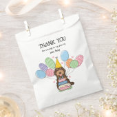 Sachets En Papier Chocolat Tan Cockapoo fête d'anniversaire Cavapoo (Coupé)