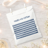 Sachets En Papier Chouette Bleue Cute Anniversaire Fête du bois (Coupé)