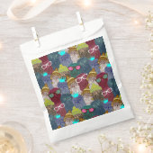 Sachets En Papier Chouette dans la couronne (Coupé)